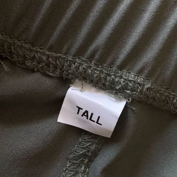 Albion Jettsetters Jogger Pant Zip Ankle Sage Green Comfy Activewear Size M Tall - Picture 16 of 16